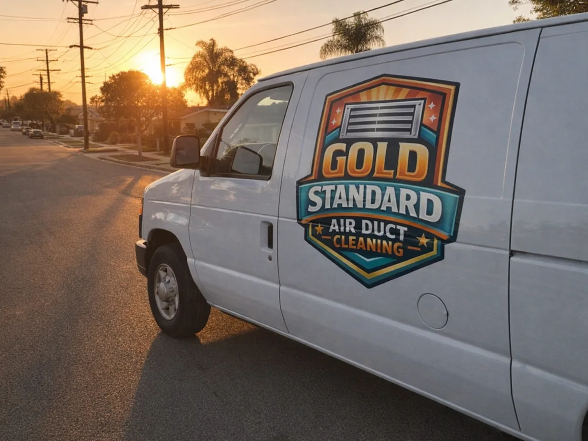Service van arriving on a Bodega Bay, CA street — local same-day coverage